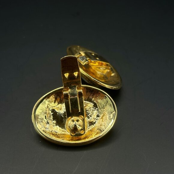 Vintage Earring Brutte Clip-On Earrings 1980s - Picture 4 of 9